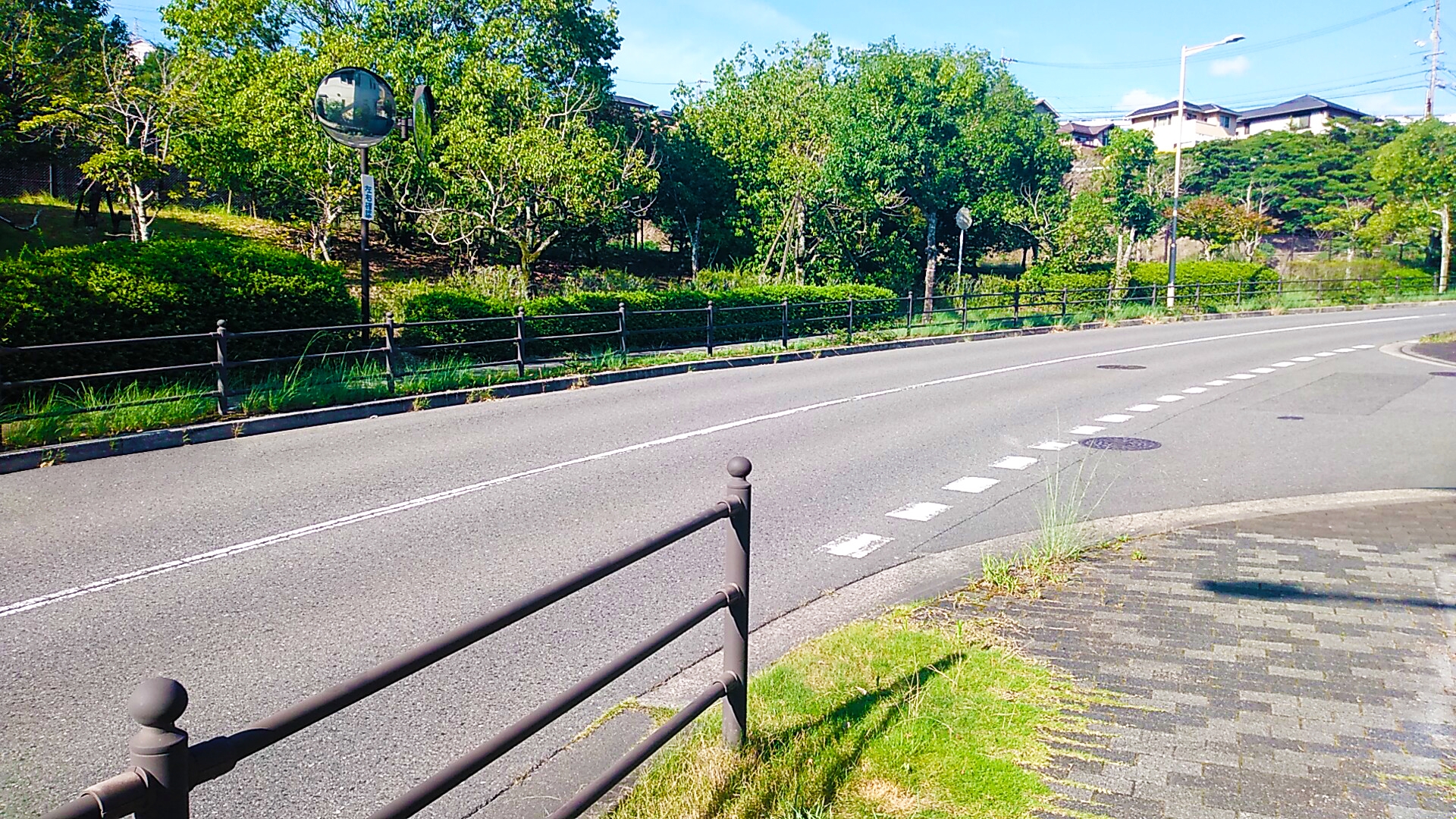 道路の状況を現場確認した際の記録